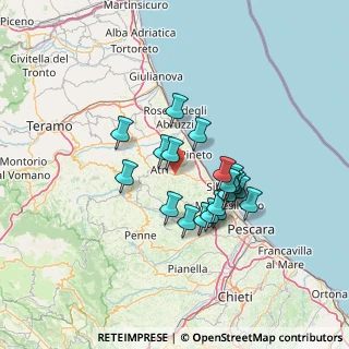 Mappa SS 553 Km 29, 64032 Atri TE, Italia (11.29)