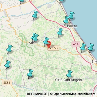Mappa SS 553 Km 29, 64032 Atri TE, Italia (6.00375)