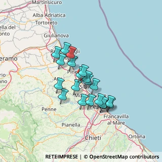 Mappa Via Giacomo Puccini, 64028 Silvi TE, Italia (10.768)