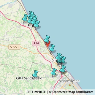 Mappa Via Giacomo Puccini, 64028 Silvi TE, Italia (4.7685)