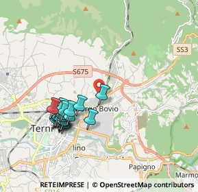 Mappa Strada San Giusta, 05100 Terni TR, Italia (1.959)