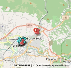 Mappa Strada San Giusta, 05100 Terni TR, Italia (2.04615)