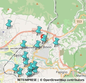 Mappa Strada San Giusta, 05100 Terni TR, Italia (2.644)