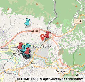 Mappa Strada San Giusta, 05100 Terni TR, Italia (2.205)