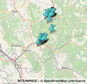 Mappa Strada San Giusta, 05100 Terni TR, Italia (11.649)