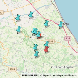 Mappa Contrada Caserti, 64032 Atri TE, Italia (3.27923)