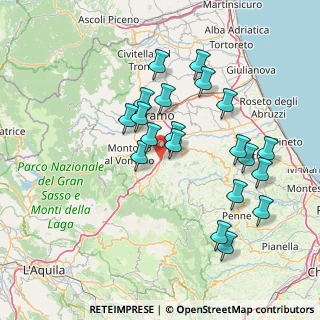 Mappa SS491, 64042 Montorio al Vomano TE, Italia (15.086)