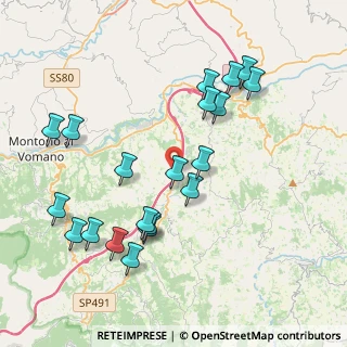 Mappa SS491, 64042 Montorio al Vomano TE, Italia (4.4215)