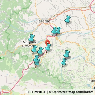 Mappa SS491, 64042 Montorio al Vomano TE, Italia (6.835)