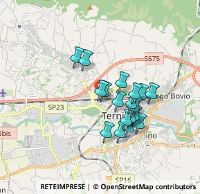Mappa Via Donato Bramante, 05100 Terni TR, Italia (1.43722)
