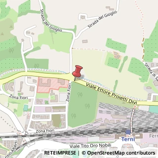 Mappa Viale Ettore Proietti Divi, 45, 05100 Terni, Terni (Umbria)