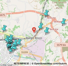 Mappa Via Monte Cimino, 05100 Terni TR, Italia (1.549)