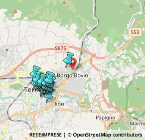 Mappa Via Monte Cimino, 05100 Terni TR, Italia (2.066)