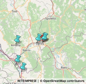 Mappa Via Monte Cimino, 05100 Terni TR, Italia (30.555)