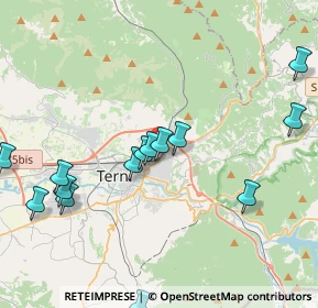 Mappa Via Monte Cimino, 05100 Terni TR, Italia (4.80929)