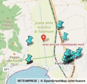 Mappa Via Valentina, 58015 Orbetello GR, Italia (1.33214)