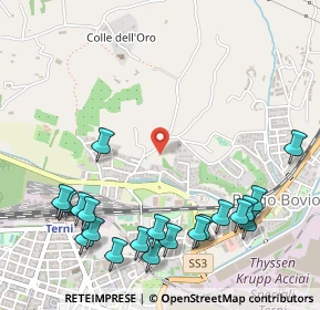 Mappa Strada di Rosaro, 05100 Terni TR, Italia (0.7035)