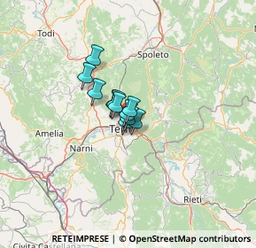 Mappa Strada di Rosaro, 05100 Terni TR, Italia (5.92455)