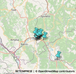 Mappa Strada di Rosaro, 05100 Terni TR, Italia (4.57545)