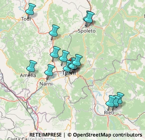 Mappa Strada di Rosaro, 05100 Terni TR, Italia (13.84188)