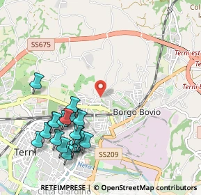 Mappa Strada di Rosaro, 05100 Terni TR, Italia (1.243)