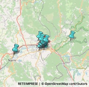 Mappa Strada di Rosaro, 05100 Terni TR, Italia (4.09385)
