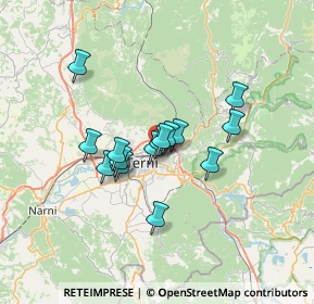 Mappa Strada di Rosaro, 05100 Terni TR, Italia (5.12467)