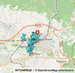 Mappa Strada di Rosaro, 05100 Terni TR, Italia (1.26091)