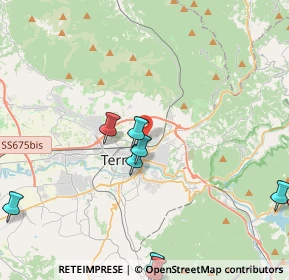 Mappa Strada di Rosaro, 05100 Terni TR, Italia (6.45417)