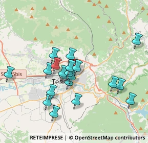 Mappa Strada di Rosaro, 05100 Terni TR, Italia (3.531)