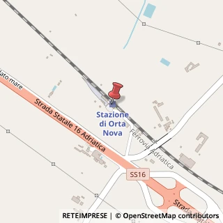 Mappa 71045 Stazione di Orta Nova FG, Italia, 71045 Orta Nova, Foggia (Puglia)