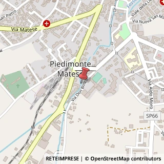 Mappa Via Angelo Scorciarini Coppola, 54, 81016 Piedimonte Matese, Caserta (Campania)
