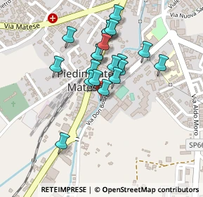 Mappa Via V. di Matteo, 81016 Piedimonte Matese CE, Italia (0.2005)