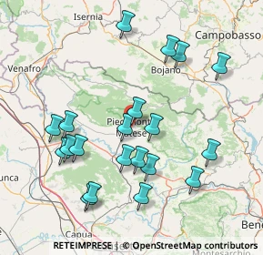 Mappa Via V. di Matteo, 81016 Piedimonte Matese CE, Italia (17.048)