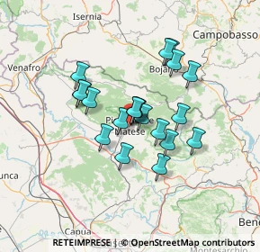 Mappa Via V. di Matteo, 81016 Piedimonte Matese CE, Italia (10.9955)