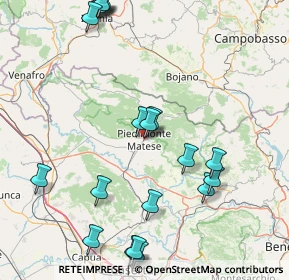 Mappa Via V. di Matteo, 81016 Piedimonte Matese CE, Italia (21.6285)