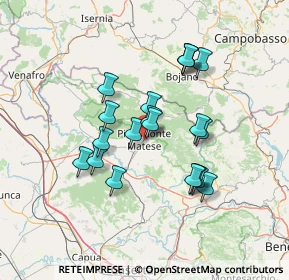 Mappa Via V. di Matteo, 81016 Piedimonte Matese CE, Italia (12.6995)