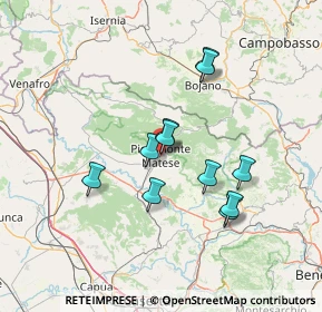 Mappa Via V. di Matteo, 81016 Piedimonte Matese CE, Italia (12.49455)