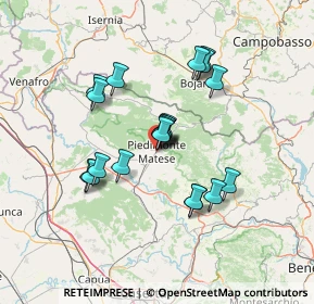 Mappa Via V. di Matteo, 81016 Piedimonte Matese CE, Italia (12.222)
