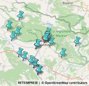 Mappa Via V. di Matteo, 81016 Piedimonte Matese CE, Italia (8.0475)