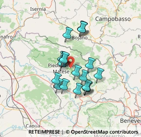 Mappa Via Provinciale Per Piedimonte, 81016 San Potito Sannitico CE, Italia (10.7695)