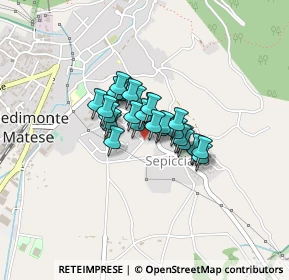 Mappa SP290, 81016 Piedimonte Matese CE, Italia (0.24138)