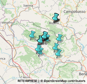 Mappa SP290, 81016 Piedimonte Matese CE, Italia (8.726)