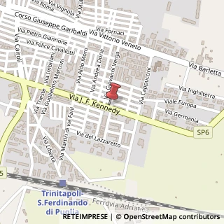 Mappa Viale J. F. Kennedy, 44, 76015 Trinitapoli, Barletta-Andria-Trani (Puglia)