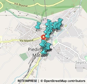 Mappa Via Epitaffio, 81016 Piedimonte Matese CE, Italia (0.2765)