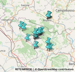 Mappa Via Epitaffio, 81016 Piedimonte Matese CE, Italia (10.02)