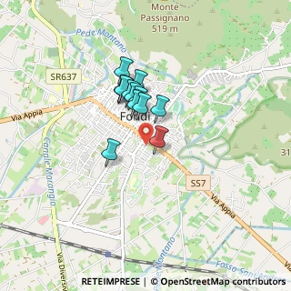 Mappa Via Marzabotto, 04022 Fondi LT, Italia (0.61846)