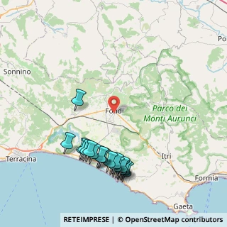 Mappa Via Antonio Zara, 04022 Fondi LT, Italia (9.786)