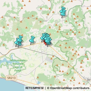 Mappa Via Vittorio Occorsio, 04022 Fondi LT, Italia (3.0575)