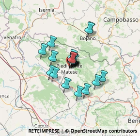 Mappa Via Vincenzo Caso Traversa I, 81016 Piedimonte Matese CE, Italia (8.631)